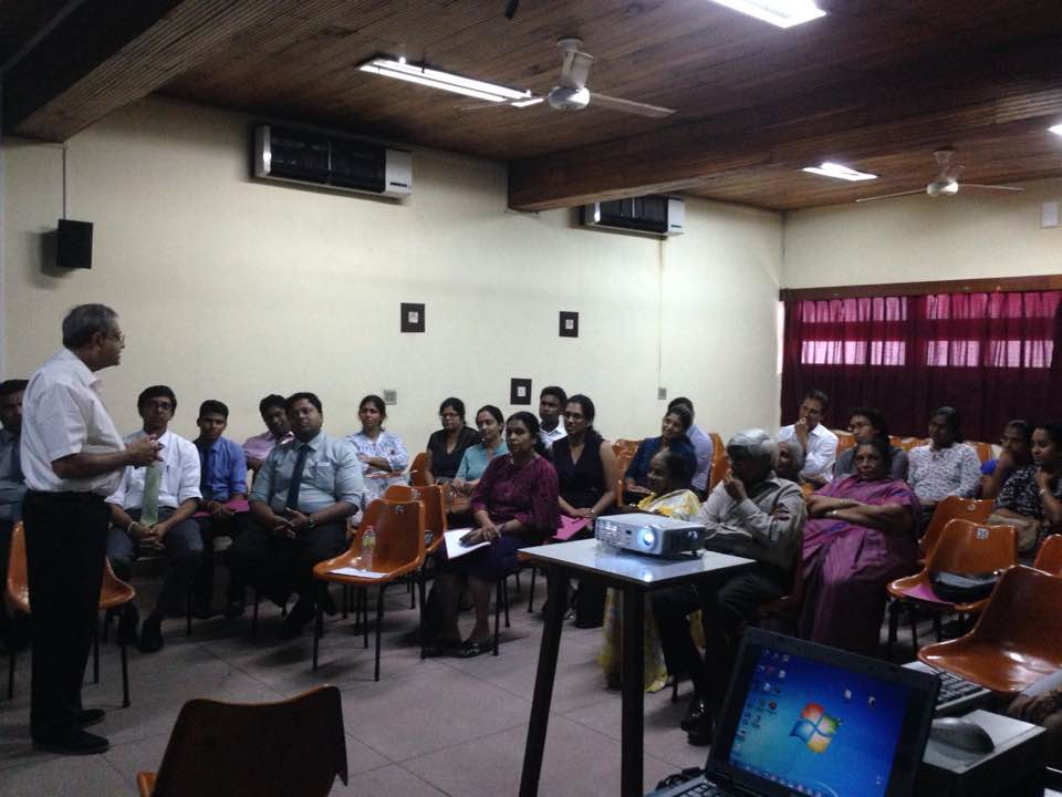 The SLMDA-COSSL Collaborative Communication Skills workshop was held on October 21st, 2017. At the Teaching hospital, Peradeniya, Sri Lanka, This was jointly sponsored by the SLMDA and the College of Surgeons, Sri Lanka. It was attended by 20 people and was led by Mr Ajantha Jayatunga and Dr Rasieka Jayatunga. The event was well received and there are plans to repeat it.